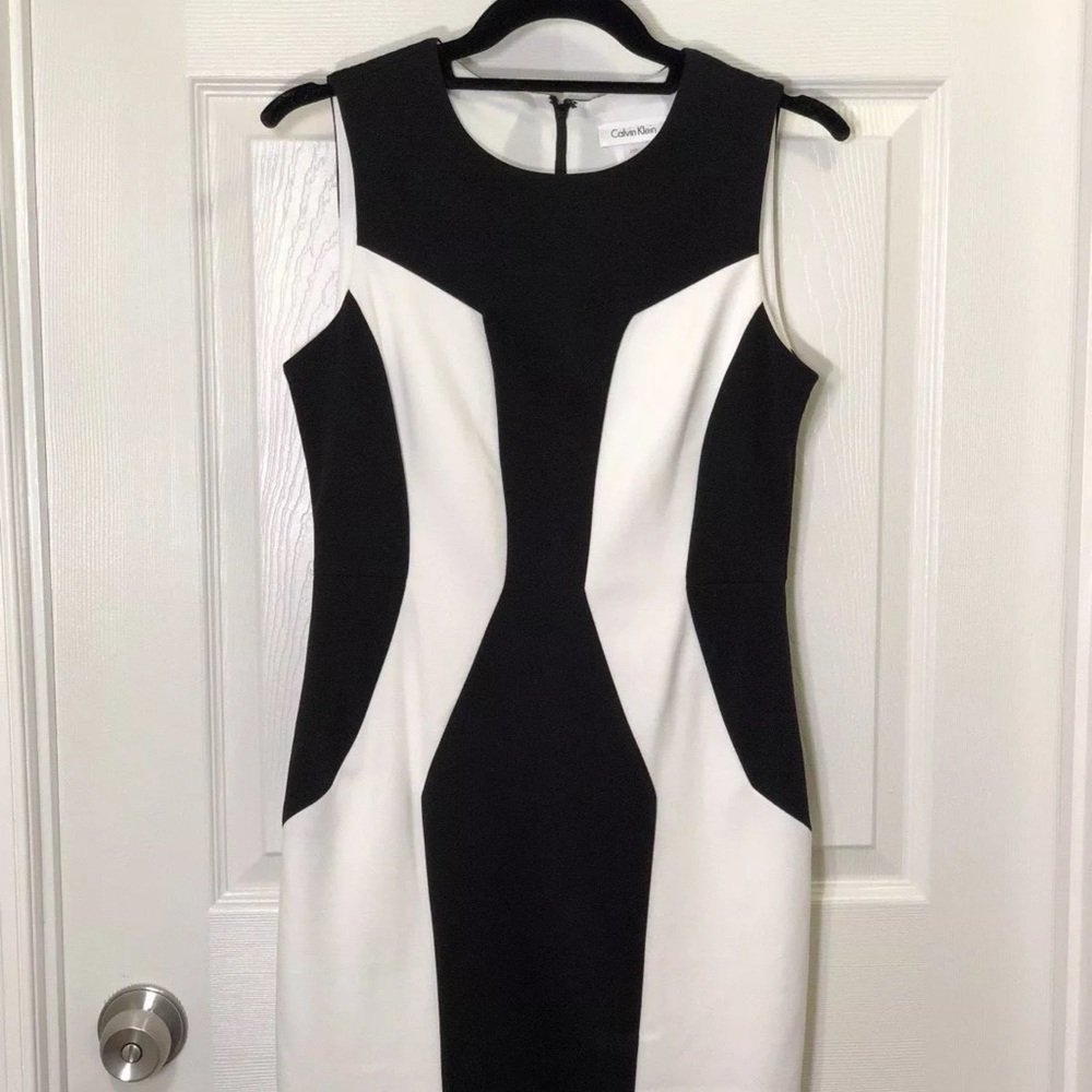 Calvin Klein Colorblock Sheath Dress